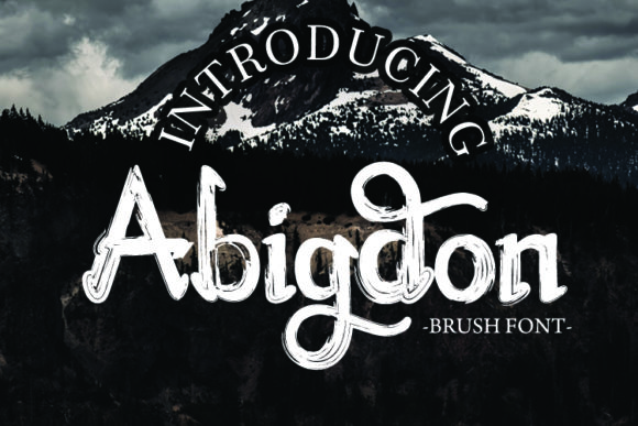 Abigdon Font: Elevate Your Brand with Casual Script Handwritten Style