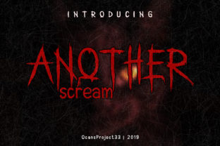 Another Scream: A Hand-Drawn Display Font for Makers