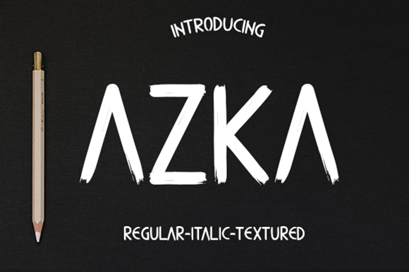 Azka Display Typeface for Editorial Design