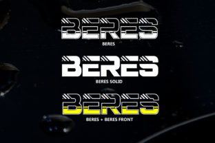 Beres: A Charming Display Font for Crafters