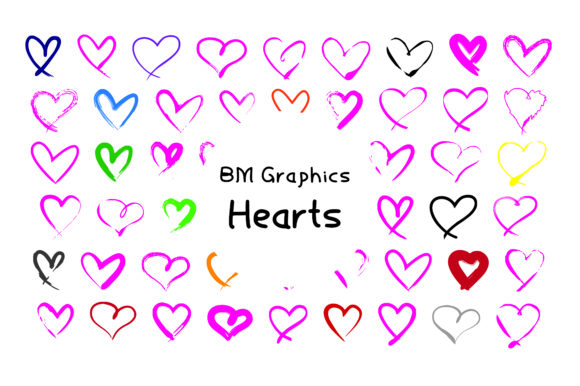 BM Graphics - Hearts: A Display Font for Campaigns