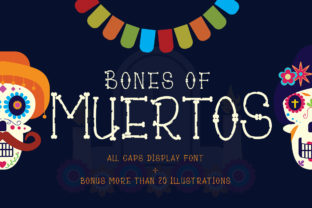Bones of Muertos Typeface for Digital Branding