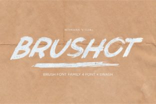 Brushot Family: A Versatile Display Typeface for Branding