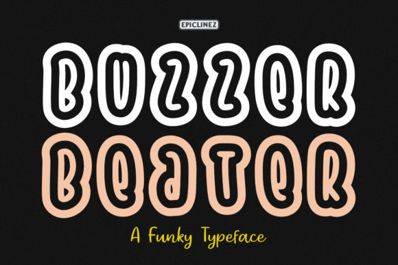 Buzzer Beater: A Playful Display Font for Makers