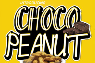 Choco Peanut: A Whimsical Display Font for Makers