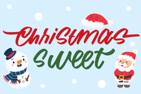 Christmas Sweet Font: Joyful Script for Digital Campaigns