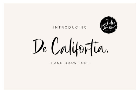 De Califortia Script Font for Makers