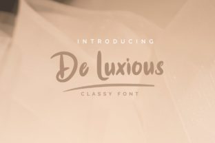 De Luxious Font for Elegant Branding Projects