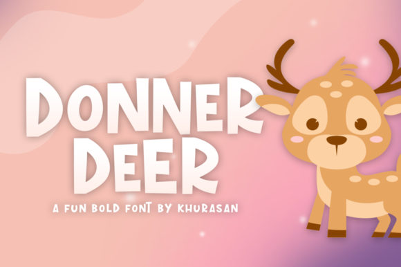 Donner Deer: A Winter-Themed Display Typeface