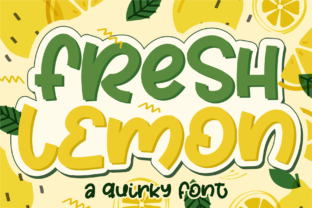 Fresh Lemon: A Display Font for Authentic Editorial Design