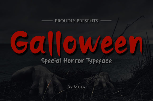Galloween Typeface for Spooky Branding