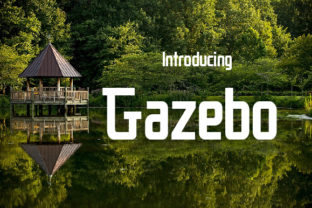 Gazebo: A Fresh Display Typeface for Modern Branding