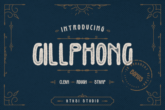 Gillphong Typeface for Quirky Campaigns