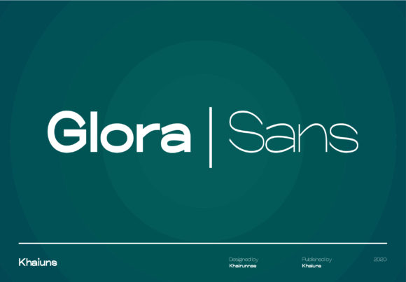 Glora Sans Typeface for Modern Business Branding