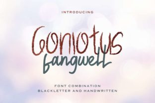 Gonlotus Fangwell Font for Crafters