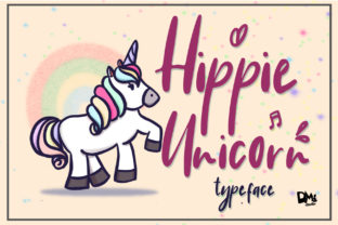 Hippie Unicorn: A Playful Display Typeface for Creative Brands