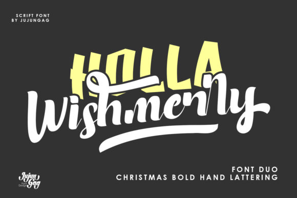 Holla Wishmerry: A Stylish Urban Typeface for Modern Editors