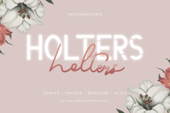 Holters: A Versatile Duo Font for Editorial Design