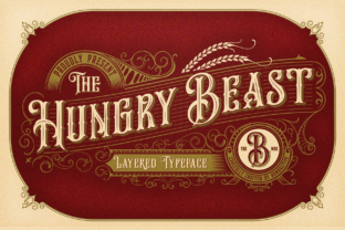Hungry Beast Family: Victorian Display Fonts for Bold Campaigns