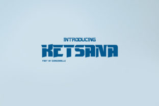 Ketsana Display Font for Modern Web Design