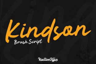 Kindson: The Brush Script Font for Bold Branding