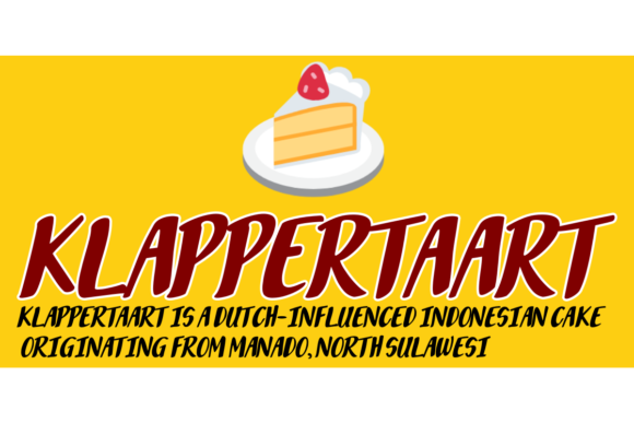 Klappertaart Display Font for Web Design