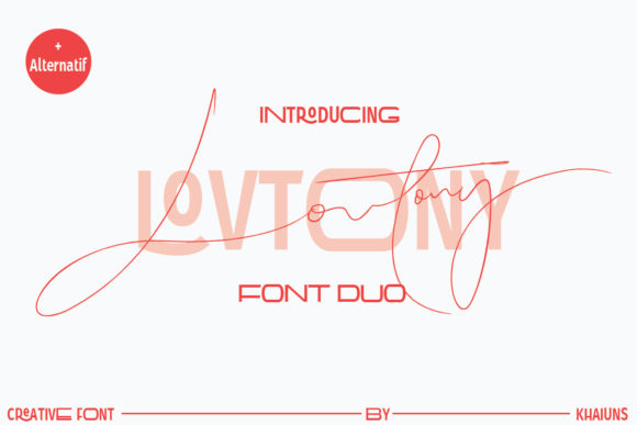 Lovtony: The Script Handwritten Typeface for Modern Brands