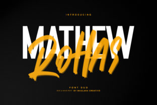 Mathew Rohas Brush Duo Typeface Review