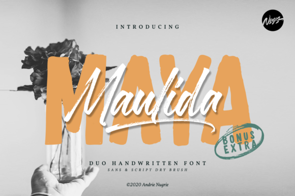 Maulida Maya: A Bold Duo Font for Modern Branding