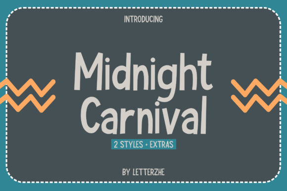 Midnight Carnival: The Fun Typeface for Branding