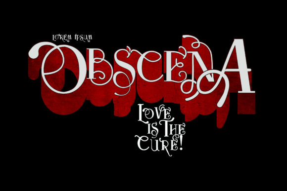 Obscena: The Bold Retro Script for Modern Design