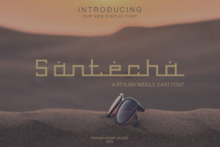 Santecha Typeface for Modern Branding