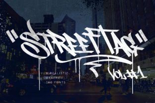 Street Tag Vol 1: Bold Graffiti Font for Makers