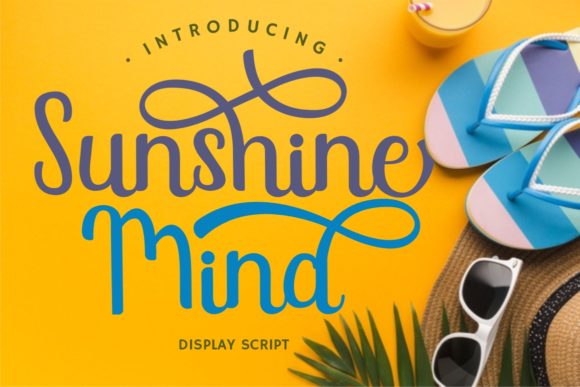 Sunshine Mind: A Modern Display Font for Web Design