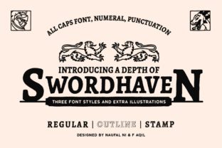 Swordhaven Typeface for Bold Brand Identity