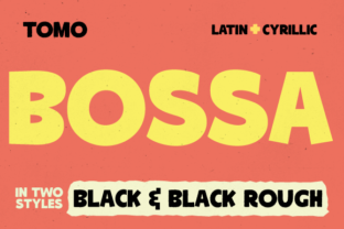 Tomo Bossa: A Playful Display Font for Modern Brands