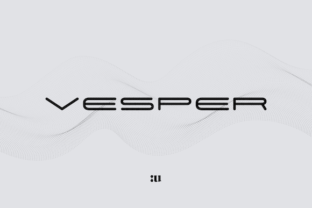 Vesper Typeface for Modern Display Design