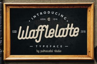 Waffle Latte Family: A Script Typeface for Editorial Design